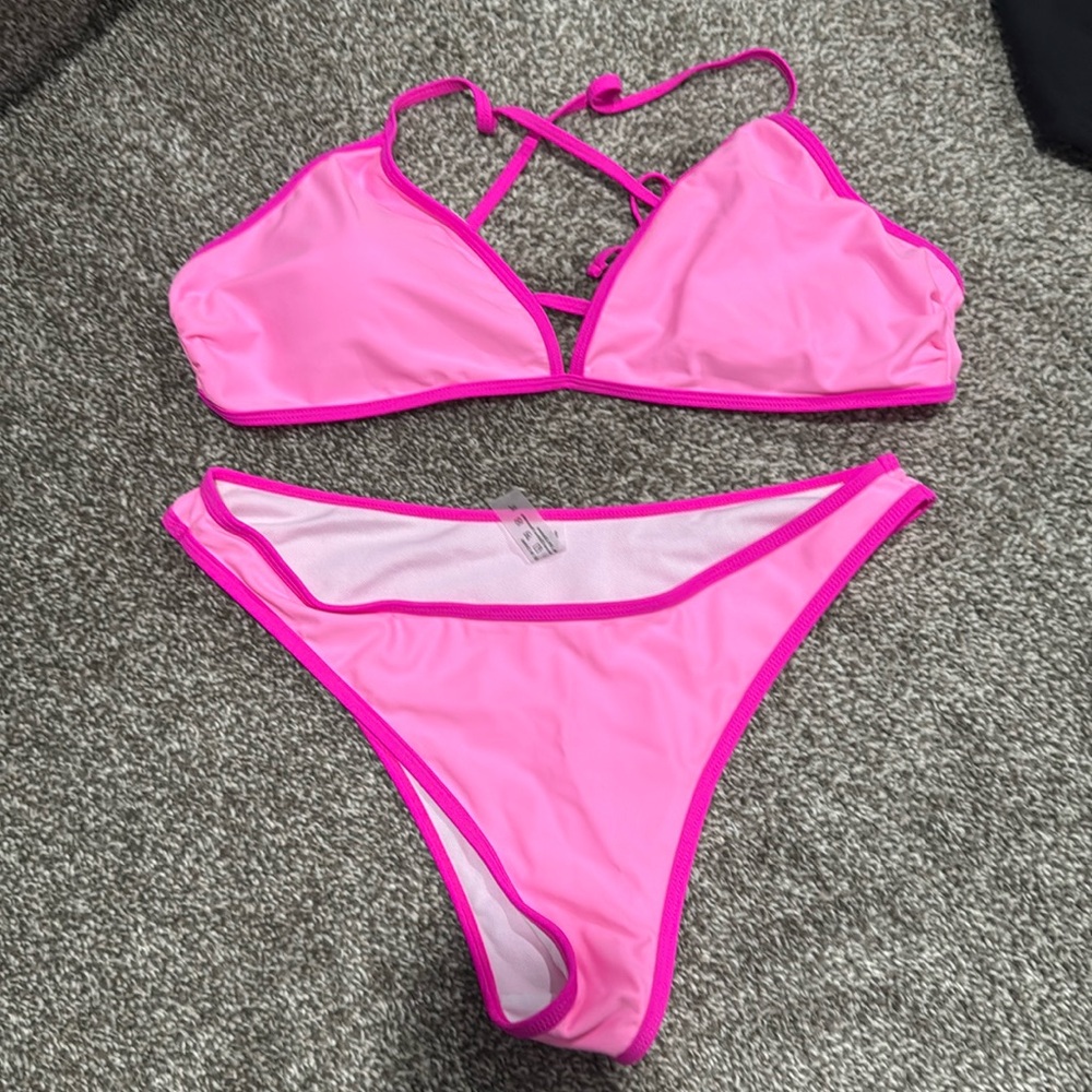 SHEIN pink bikini